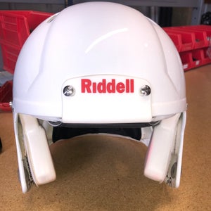 USED RIDDELL SPEED ADULT HELMET - LARGE - METALLIC WHITE - REJECT