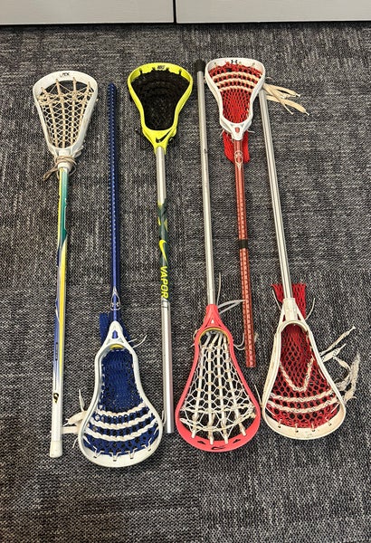 Need gone today! 6 lacrosse sticks for one price! Will sell fast! Act fast!