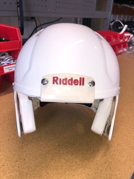USED RIDDELL SPEED ADULT HELMET - LARGE - METALLIC WHITE - REJECT