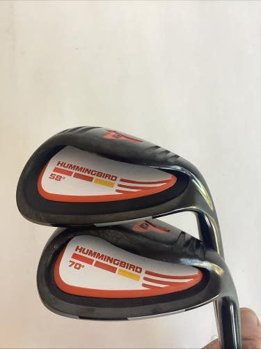 Hummingbird H7 Wedge Set 58* And 70* With Steel Shafts