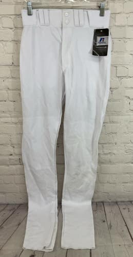 Russell Athletic 33047MK Men's 100% Nylon Baseball Pants White 30"