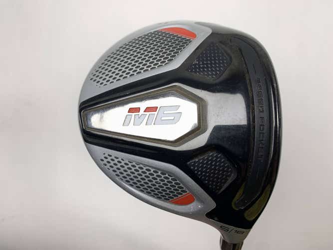 TaylorMade M6 5 Fairway Wood 18* Fujikura Atmos 6S Stiff Graphite Mens RH