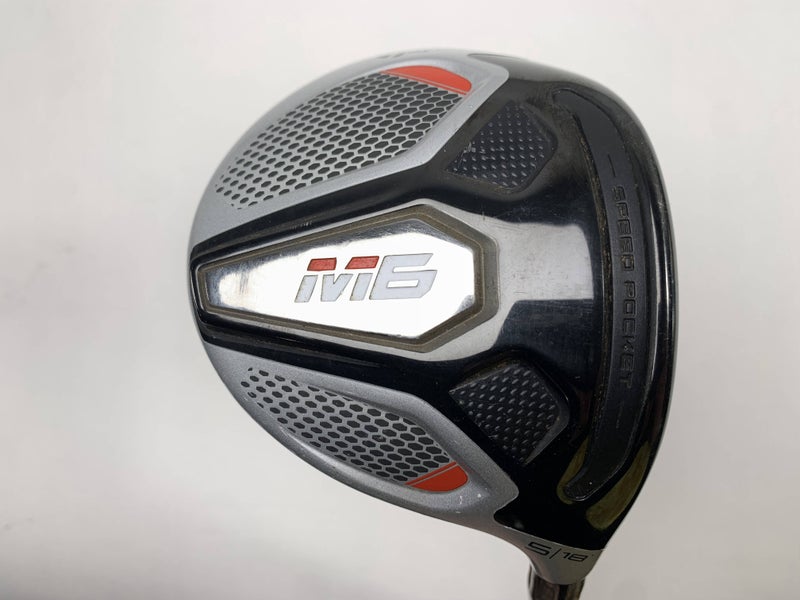 TaylorMade M6 5 Fairway Wood 18* Fujikura Atmos 6S Stiff Graphite Mens RH