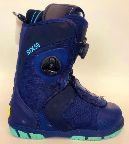 Used $350 Men's Head Six50 4d Boa Snowboard Boot Blue Size 6.5
