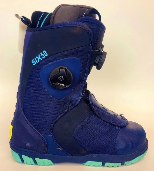 Used $350 Men's Head Six50 4d Boa Snowboard Boot Blue Size 6.5
