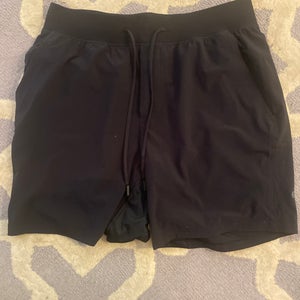 T.H.E. Linerless Black Large Men's Lululemon Shorts (New)