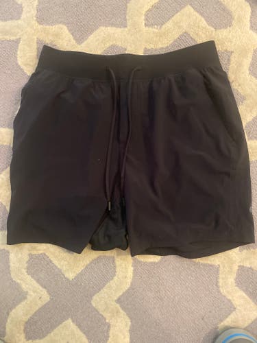 T.H.E. Linerless Black Large Men's Lululemon Shorts (New)