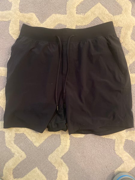 T.H.E. Linerless Black Large Men's Lululemon Shorts (New)