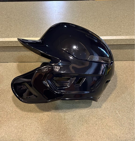 (Used)  Navy Rawlings Mach Carbon batting helmet  XL (like new Few scratches)