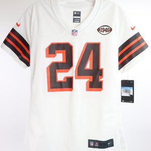 Cleveland Browns Jersey Women's M NFL Football Nick Chubb 24 On Field Nike 1946