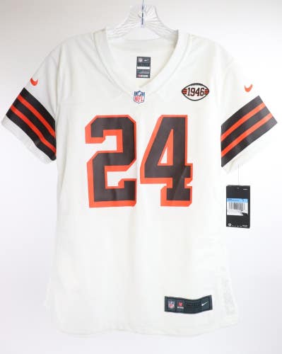 Cleveland Browns Jersey Women's M NFL Football Nick Chubb 24 On Field Nike 1946