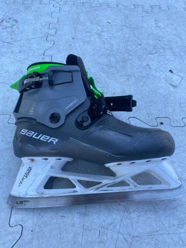 2024 Bauer Konekt HF2 Hockey Goalie Skates Size 6 (Used) *BROKEN CLIP ON LEFT SKATE*