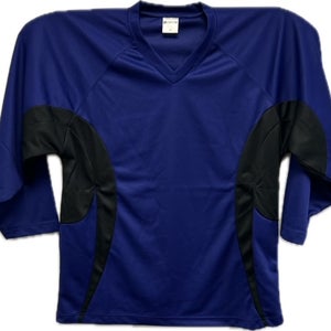 4 Total - 3 New Adult Large and 1 XXL Blank Purple/Black Practice Jersey