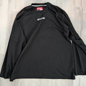 CCM Hockey Senior/Adult Black Practice Jersey XL #89