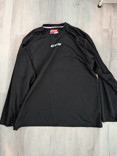CCM Hockey Senior/Adult Black Practice Jersey XL #89