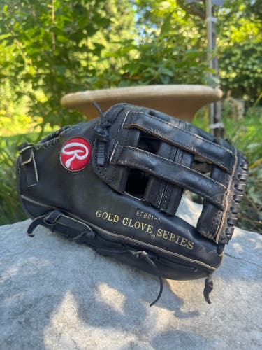 Rawlings Heart Of The Hide PRO 2HF-B Horween Black Baseball Glove 1990 USA HOH