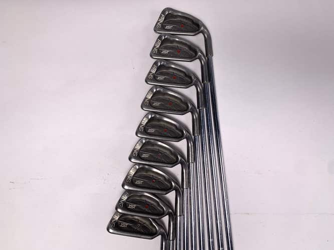 Ping ISI Iron Set 3-PW+SW Red Dot 1* Flat Cushin JZ Regular Steel Mens RH