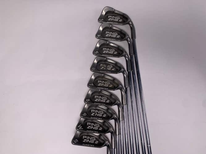 Ping Zing 2 Iron Set 3-PW+SW Black Dot Regular Steel Mens RH