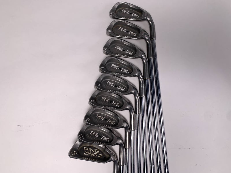 Ping Zing Iron Set 3-PW+SW Black Dot Karsten JZ Regular Steel Mens RH