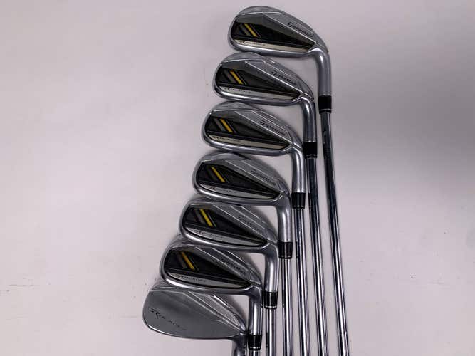 TaylorMade RocketBladez Iron Set 5-PW+GW RocketFuel Stiff Steel Mens RH