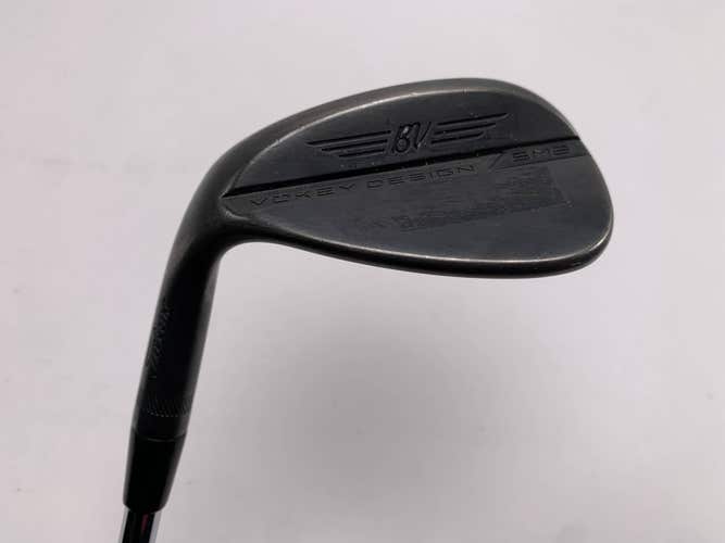 Titleist Vokey SM8 Jet Black Sand Wedge SW 54* 10 S-Grind DG Wedge Steel Mens LH