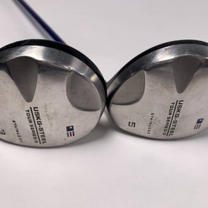 US Kids Tour Series-6 3 & 5 Fairway Wood Set 15* 18* 63-43 Graphite Junior RH