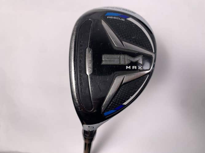 TaylorMade SIM MAX 5 Hybrid 25* Fujikura Vista Pro R2 50g Senior LH