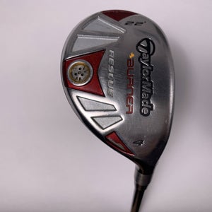 TaylorMade Burner Rescue 4 Hybrid 22* REAX SuperFast 65g Stiff Graphite Mens RH