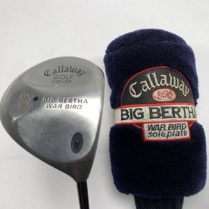 Callaway Big Bertha Warbird Driver 10* RCH 96 Firm Graphite Mens RH HC