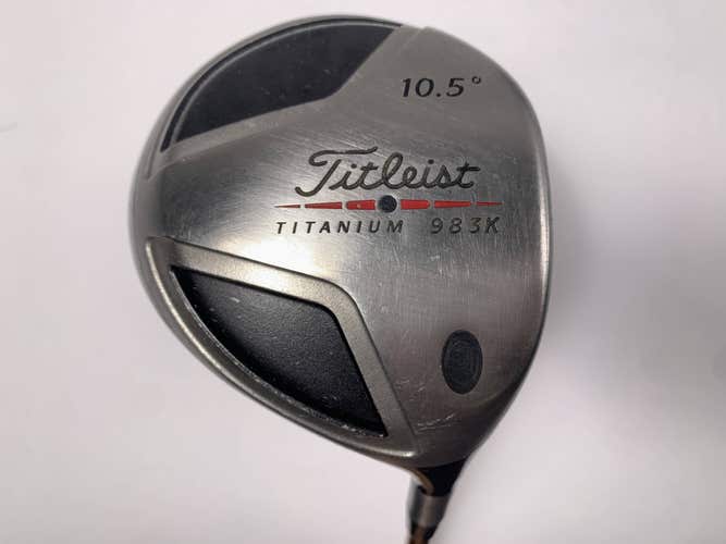 Titleist 983 K Driver 10.5* 4650 Regular Graphite Mens RH Midsize Grip