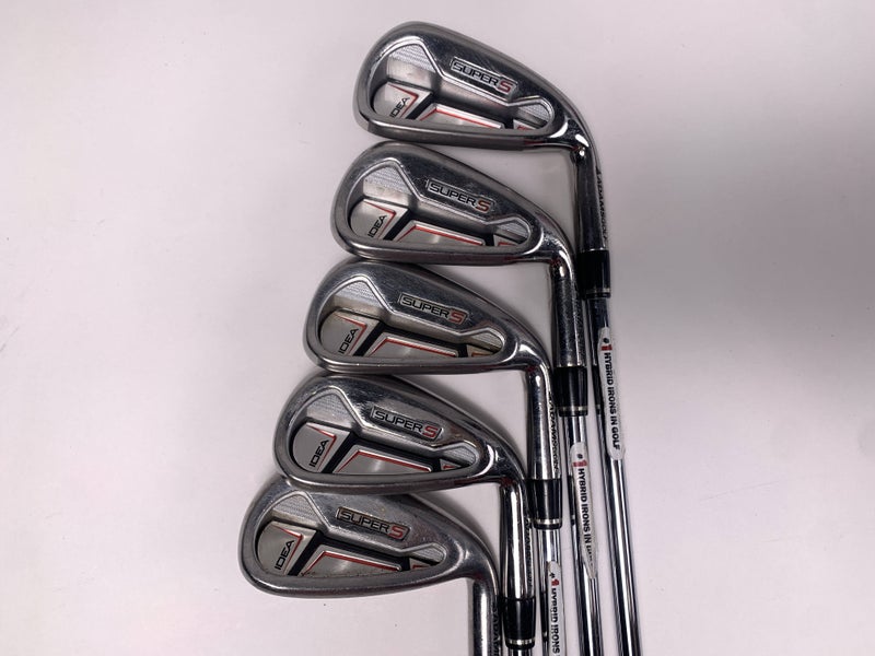Adams Idea Super S Iron Set 5-PW KBS Tour 90 Regular Steel Mens RH No 6 iron
