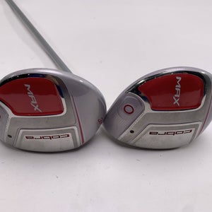 Cobra MAX 3 & 5 Fairway Wood Set 19* 23* Ozik Matrix White Tie X4 50g Ladies RH