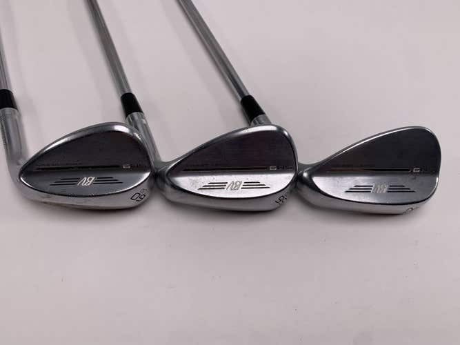 Titleist Vokey SM9 Tour Chrome Wedge Set 52* 12 | 56* 12 | 60* 12 Wedge Mens RH