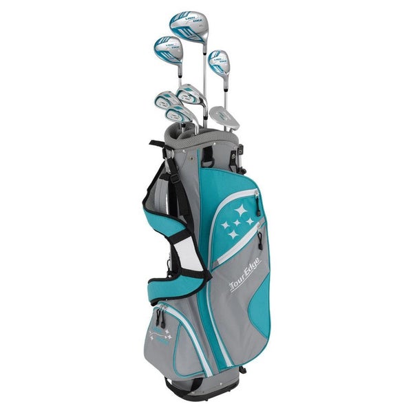 Tour Edge Lady Edge Complete Half Set (Turquoise/White, PETITE) 2020 NSW