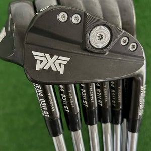 PXG 0311 ST GEN4 Black Forged Iron Set 5-G / True Temper Elevate Tour 120 Stiff