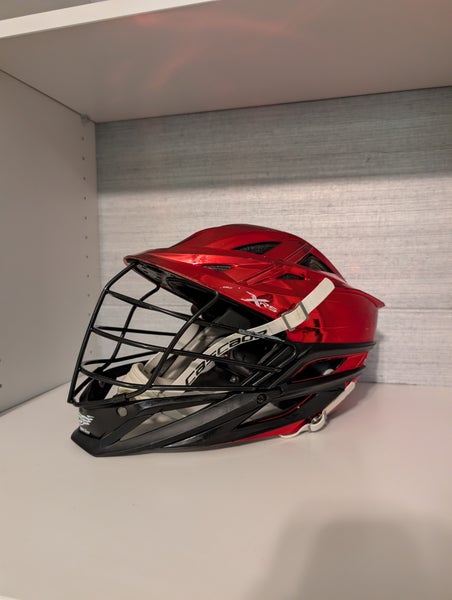 Chrome Red Cascade XRS Helmet (Used)