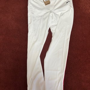 White Men's Large Adult Nike Game Pants (New)