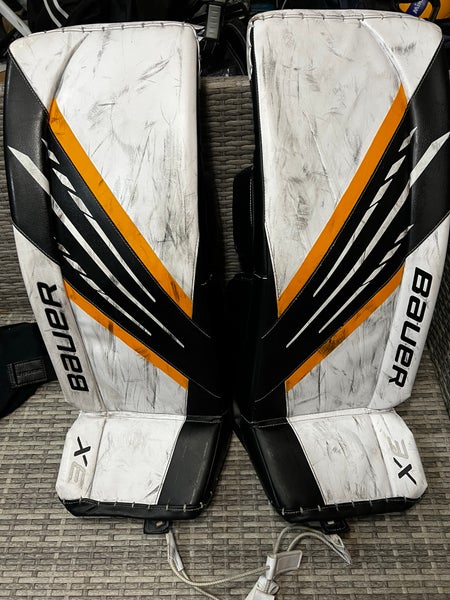 Small Bauer Vapor 3X Goalie Leg Pads (Used)