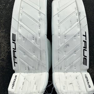 34" True Hzrdus 9x4 Goalie Leg Pads (Used)
