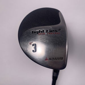 Adams Tight Lies 2 3 Fairway Wood 15* Tight Lies 2 Regular Graphite Mens RH