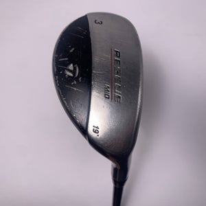 TaylorMade Rescue Mid 3 Hybrid 19* Ultralite Stiff Graphite Mens RH Midsize Grip