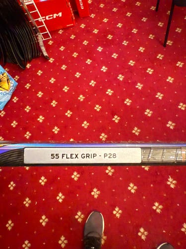 Intermediate 55 Flex CCM RibCor Trigger 9 Pro Right Handed Hockey Stick P28 (New)