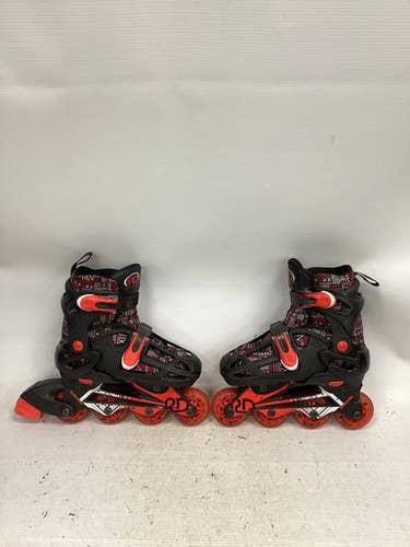 Used RollerDerby ADJUSTABLE Child Rec Fitness Skates Black Adjustable 11851-S000038632