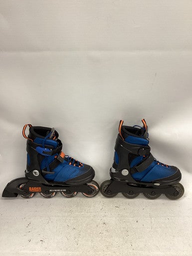 Used K2 RAIDER PRO Junior Rec Fitness Skates Navy Blue Adjustable 11851-S000038628
