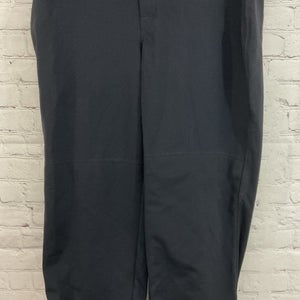Russell Athletic 72447XK Men's 100% Nylon Baseball Pants Black XL