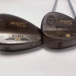 Titleist Vokey Oil Can Wedge Set 56* 14 | 60* 8 DG Wedge Steel Mens LH