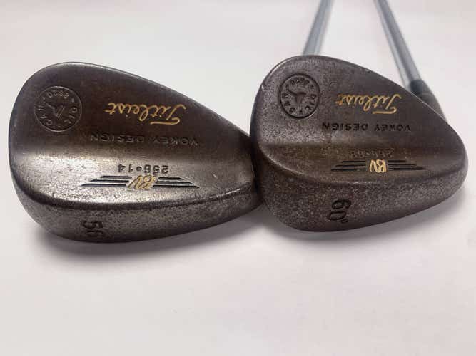 Titleist Vokey Oil Can Wedge Set 56* 14 | 60* 8 DG Wedge Steel Mens LH