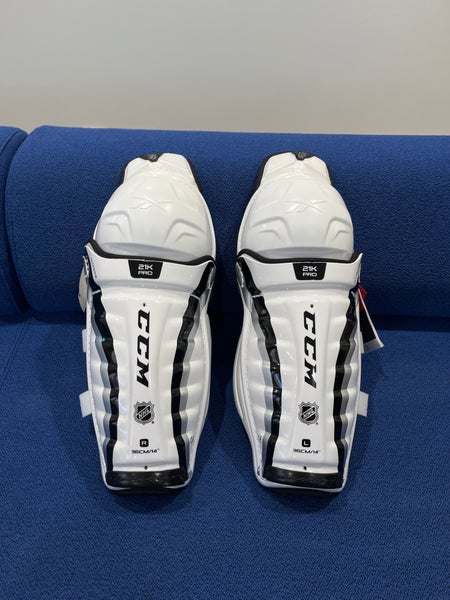 Senior CCM 21K 14" Shin Pads Pro Stock (New)