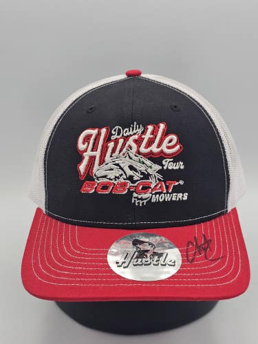 NEW Bob-Cat Mowers Lawn Mower Machine Tool Daily Hustle Promo Hat Mesh Snapback