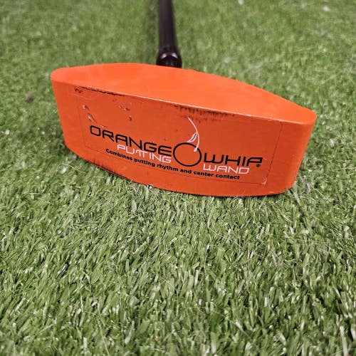 Orange Whip Putting Wand Blade Putter Putt Training Aid Flexible Shaft RH LH 35"